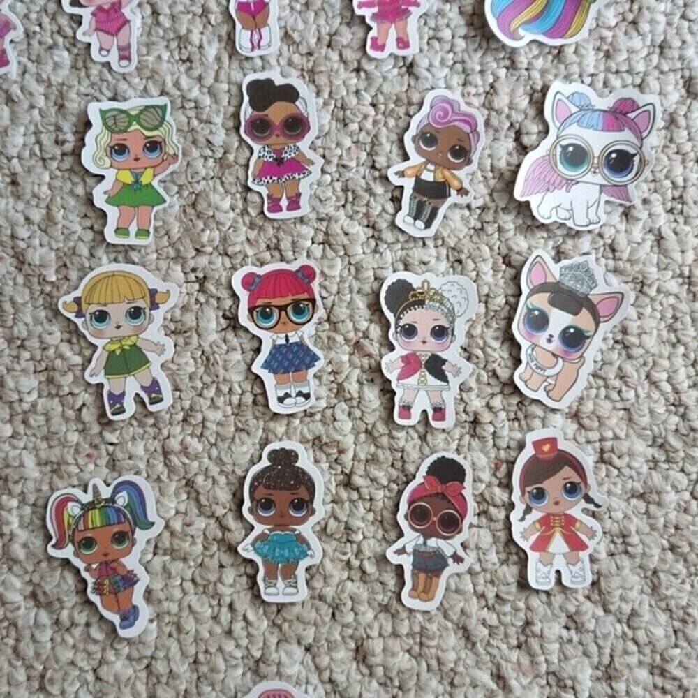 50 pieces cute LOl Stickers Waterproof Vinyl - Picture 5 of 10